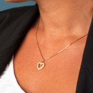 Pan Jewelry Smykke hjerte, forgylt thumbnail