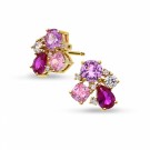 GLAM øredobber med rosa toner Forgylt  thumbnail