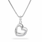 Pan Jewelry Smykke i sølv med zirkonia hjerte thumbnail