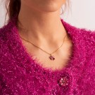 GLAM smykke med rosa toner Forgylt  thumbnail