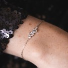 Seoul Shine armbånd i sølv med zirkonia Rhodinert thumbnail