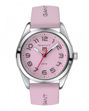 GANT CAMPUS SS 10ATM ROSA SILIKONREM