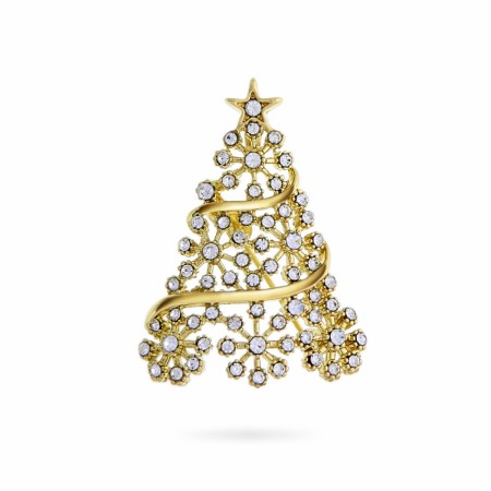 Pan Jewelry Julenål Juletre,Gull