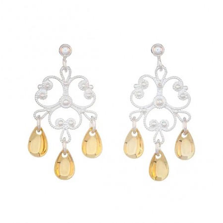 Ørepynt filigran heng, enkel